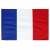 Bandera de Francia Interior Bordada 100x150