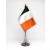 Bandera de Irlanda Sobremesa Bordada 15x25