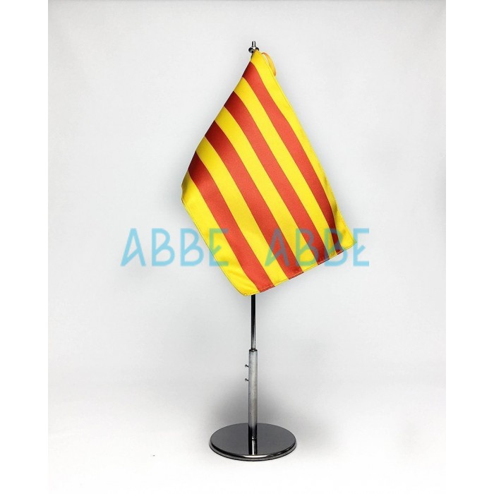 Bandera de Cataluña Sobremesa Bordada 15x25