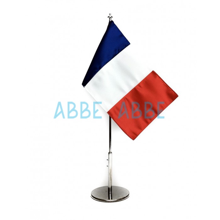 Bandera de Francia Sobremesa Bordada 15x25
